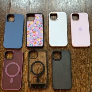 iPhone 14 cases, like new.